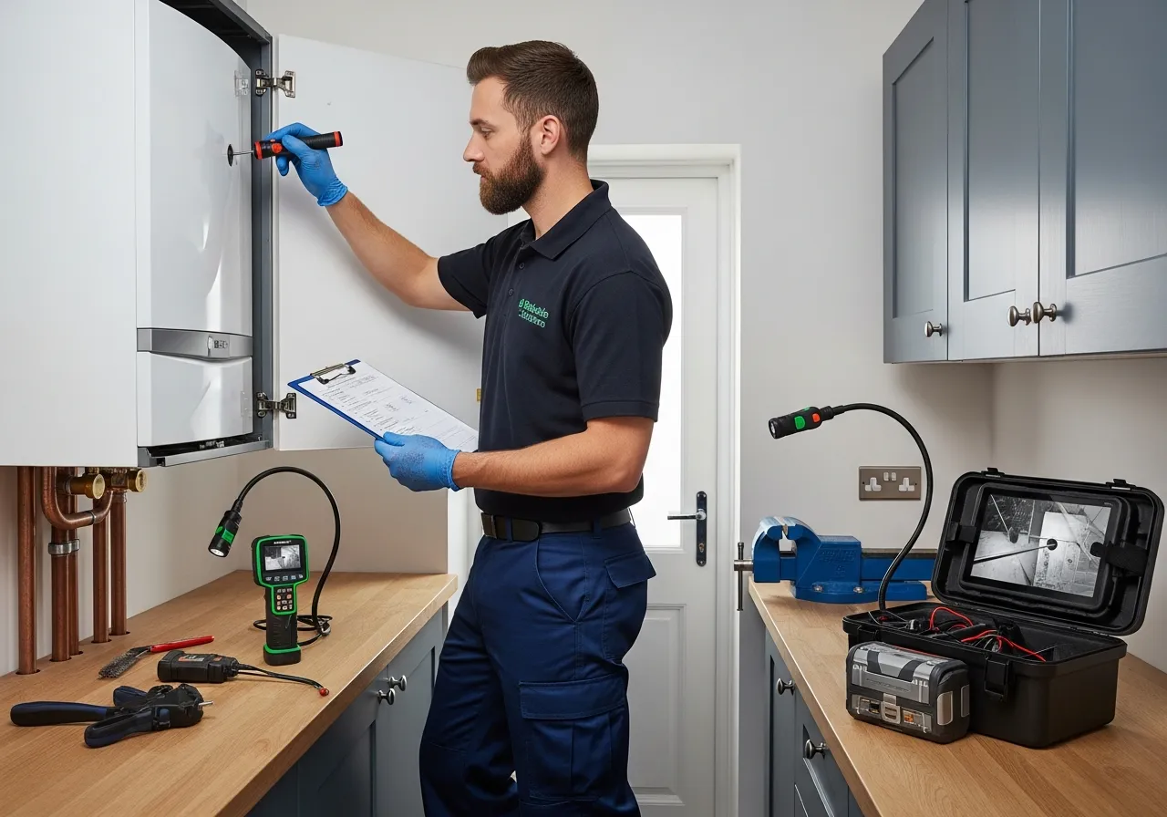 Annual boiler service