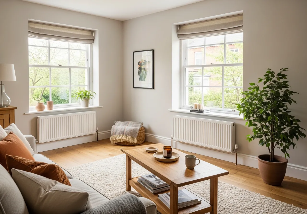 Central heating installation